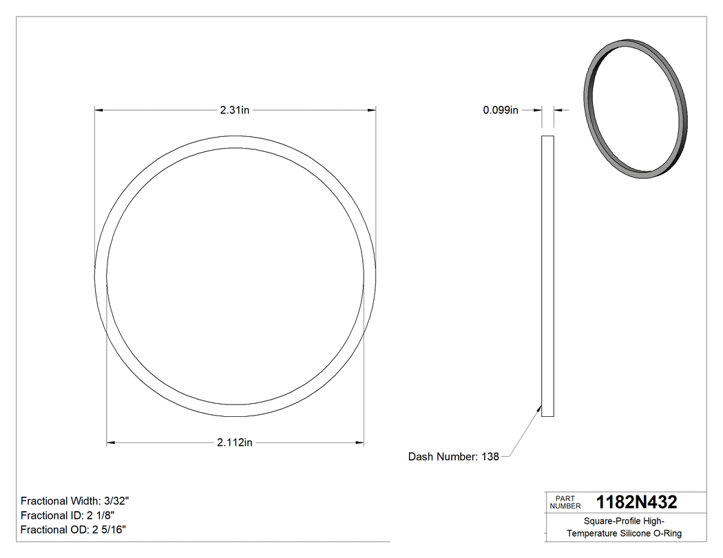 Technical drawing - 1182N432